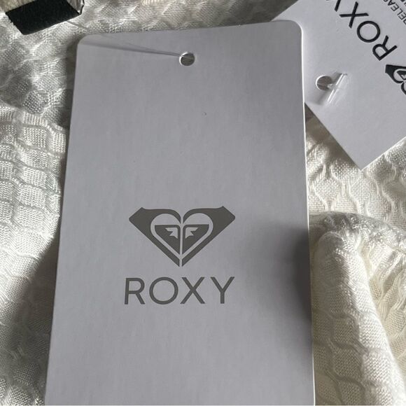 𝅺ROXY Sweet Release Woven Crop Top Style ARJWT03206 Size S in Snow White (WBK0) - Picture 14 of 16